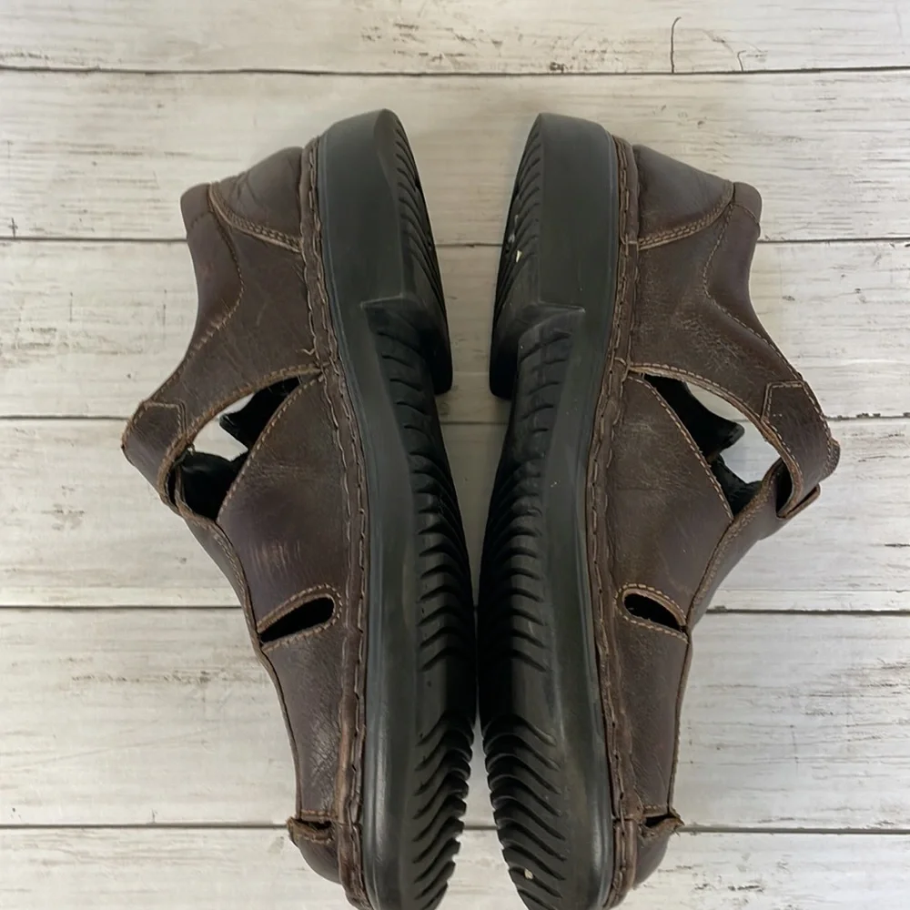 Josef Seibel Brown Fisherman Sandals